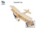Balsa Wood Electric RC Airplane Sopwith Pup Scale Biplane, 378mm Wingspan