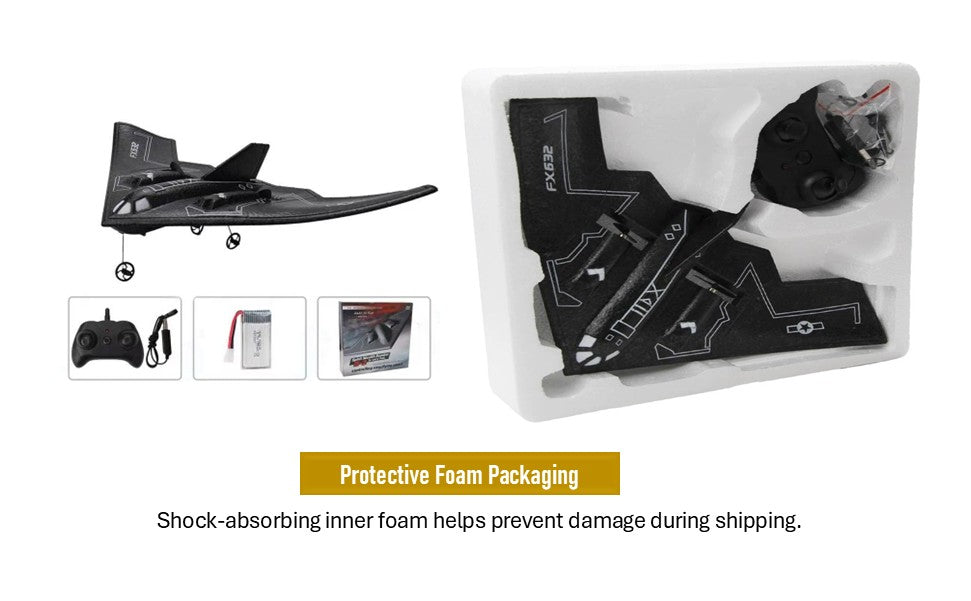 RC B-2 Spirit Stealth Bomber Plane 345mm Wingspan, RTF