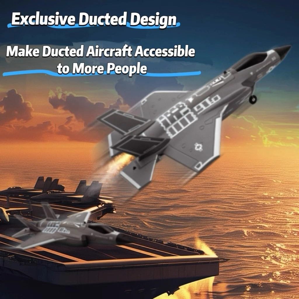 FX9631 RC F-35 Ducted Fan Fighter 4CH Brushless Motor, RTF