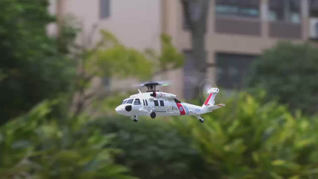 XK K270 Black Hawk UH-60L 4CH 6-axis Brushless Motor RC Helicopter, RTF