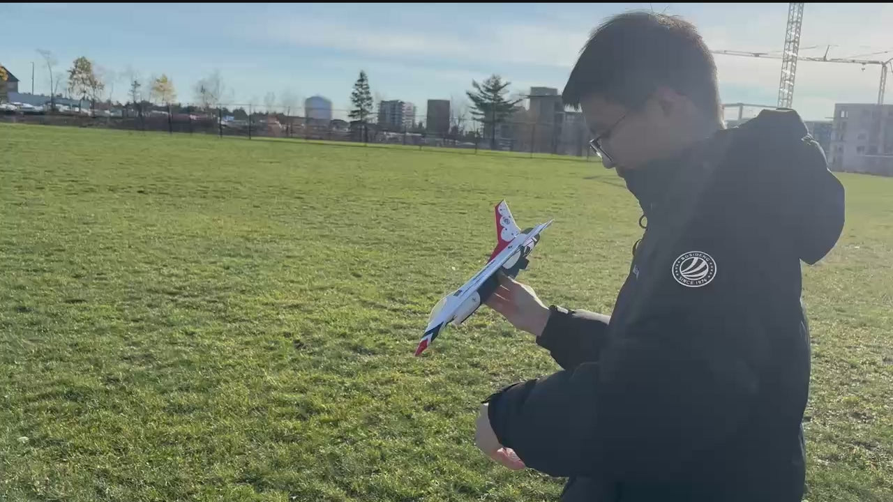 MinimumRC Thunderbird F-16 Brushed/Brushless RC Plane 30mm EDF, RTF/BNF/PNP