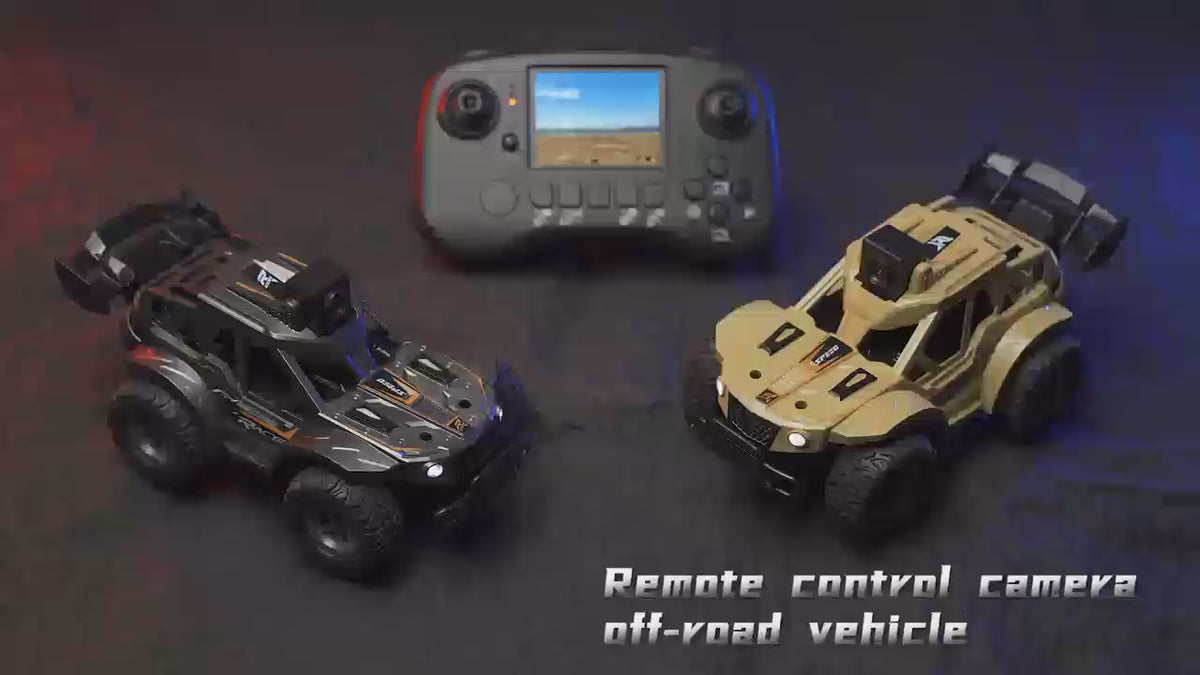 RC Off-Road Car with FPV Camera, Screen Remote Controller & LED Lights