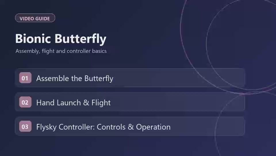 White RC Bionic Flapping-Wing Butterflies – Event Version | LED Lights, FlySky Transmitter & Aluminum Case (Copy)
