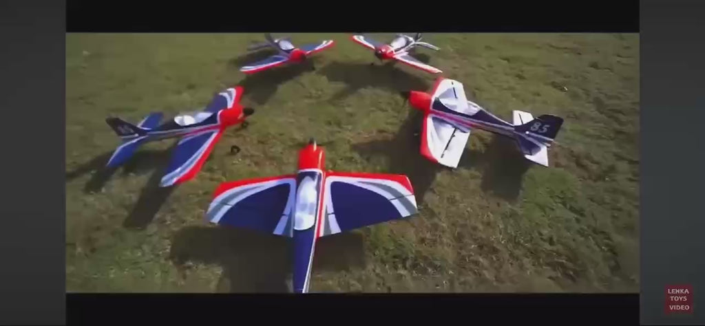 RC Plane FX9607 5CH, 3D/ 6G Red Bull 500mm WingSpan, RTF