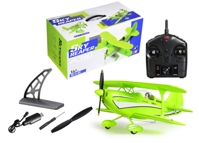 Pitts RC Airplane 4CH, 400mm Wingspan, Brushless Motor, EPP Foam, RTF (Copy)